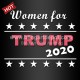 Women For Trump 2020 Heat Transfers Vinyl